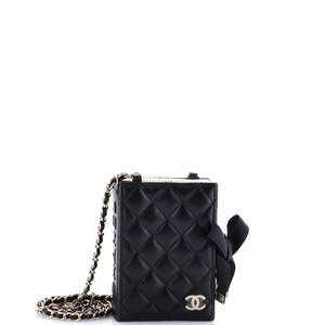 Chanel Cc Book Card Holder With Chain #205911C28B